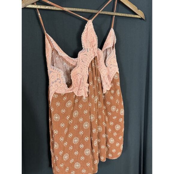 Buckle Gimmicks Lace Trim Cami Tank Small Boho‎ Hippie Festival Romantic - Picture 4 of 7